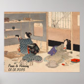 Aangepaste Japanse theeceremonie Art 2 Poster (Voorkant)
