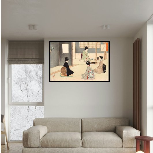 Aangepaste Japanse theeceremonie Art 5 Poster