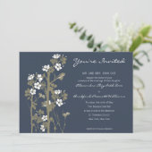 Aangepaste Japanse uitnodiging voor een Floral Wed (Staand voorkant)