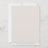 Aangepaste Japanse uitnodiging voor een Floral Wed (Achterkant)