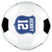 Aangepaste jersey nummer voetbal voor kind atleet (Gedraaid)