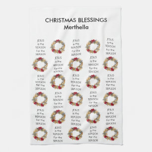 AANGEPASTE JESUS IS DE REDEN THEEDOEK