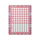 Aangepaste Jolly Kerst ADHD Meisjes Vrouwen Planne Notitieblok (Gedraaid)