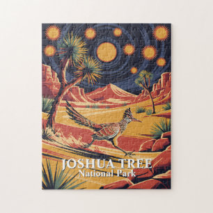 Aangepaste Joshua Tree Grappige Wegrenner Vintage Legpuzzel