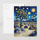 Aangepaste Joshua Tree Van Gogh Starry Night Moder Briefkaart (Voorkant / Achterkant)