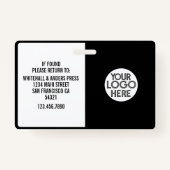 Aangepaste journalist Pers Foto ID Logo Horizontaa Badge (Achterkant)