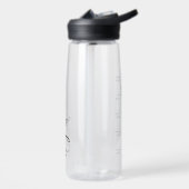Aangepaste Jouw naam Hydration Tracker Waterfles (Links)