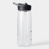 Aangepaste Jouw naam Hydration Tracker Waterfles (Rechts)