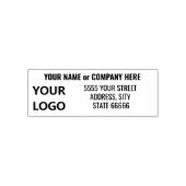 Aangepaste Jouw naam stempel Adres Logo (Design)