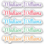 Aangepaste jouw namen sticker (Voorkant)