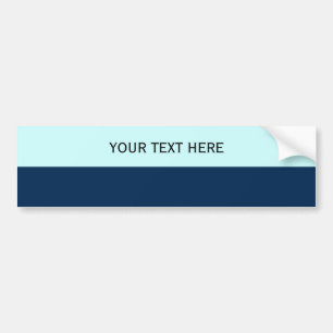 Aangepaste jouw tekst, afbeelding en achtergrondkl bumpersticker