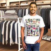 Aangepaste jouw tekst en fotocollage hier t-shirt