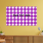 Aangepaste Jouw tekst hier tekst Snoep Afbeelding  Canvas Afdruk (Insitu (Woonkamer))