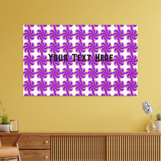 Aangepaste Jouw tekst hier tekst Snoep Afbeelding Canvas Afdruk (Insitu (Woonkamer))