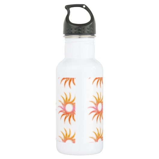 Aangepaste Jouw tekst hier zwarte kleur tekst Drin Waterfles (Achterkant)