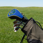 Aangepaste Jouw tekst Nevada staatsvlag op een Golfheadcover (Insitu)