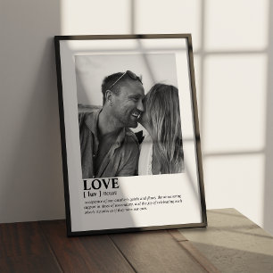 Aangepaste Jubileum foto met gepersonaliseerde ber Poster