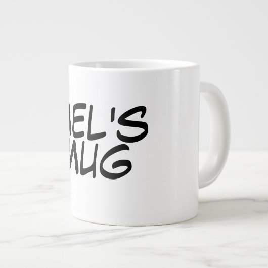 Aangepaste Jumbo Coffee-Mok Extra Grote Beker (Voorkant rechts)