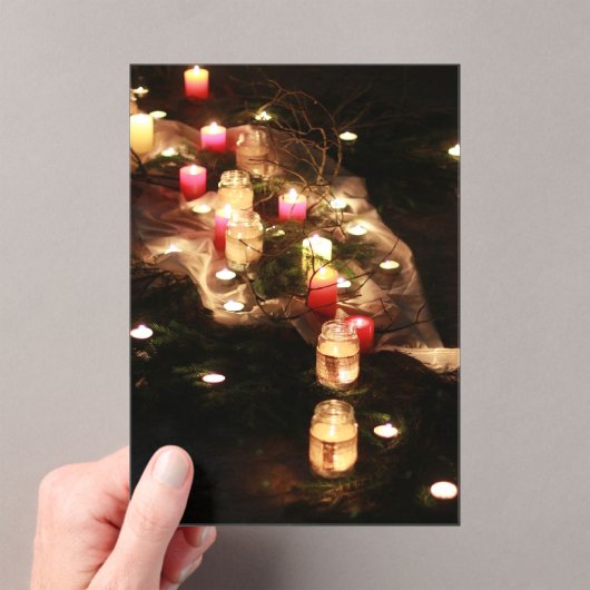 Aangepaste kaars Ritueel Acryl Uitnodiging door So Acryl Uitnodigingen (Insitu (Draagbaar))