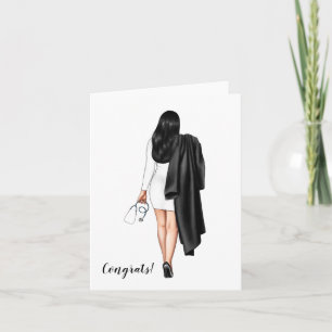 Aangepaste Kaart Afstuderen voor vrouwen die verpl