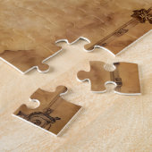 Aangepaste  kaart legpuzzel (Zijkant)