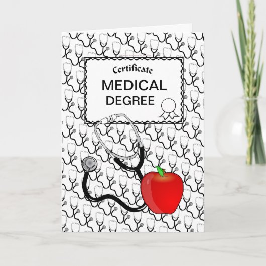 Aangepaste Kaart met certificaat voor gezondheidsz (Voorkant)