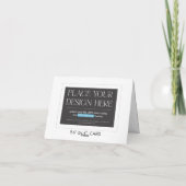 Aangepaste kaart met dank - 5.6 x 4 inches (Achterkant)