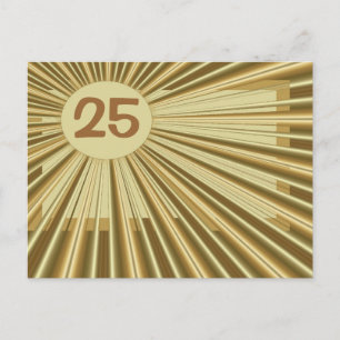 Aangepaste Kaart met Golden Blast Number Post