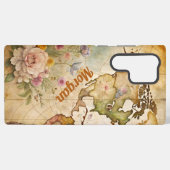 Aangepaste  kaart samsung galaxy hoesje (Achterkant horizontaal)