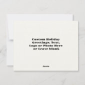 Aangepaste Kaart Sjabloon  kerst Kaart (Achterkant)