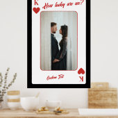 Aangepaste Kaart voor het afspelen van foto's | Ho Poster (Keuken)