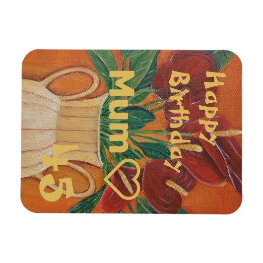 Aangepaste Kaart voor het schilderen van de maagda Magneet (Horizontaal)