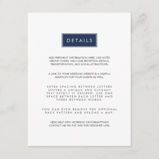 Aangepaste Kaart voor informatie over kleurweduwen (Voorkant)