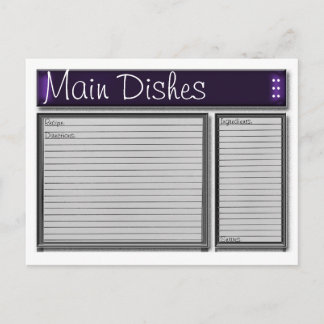 Aangepaste kaart voor Paarse accenten