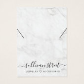 Aangepaste Kaart voor weergave met marmer Ketting (Voorkant)