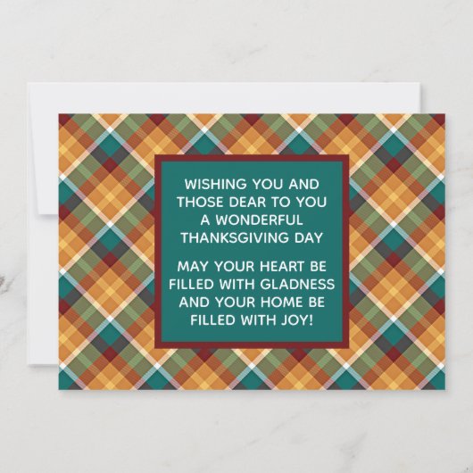 Aangepaste Kaart zonder winstoogmerk met cadeau vo (Achterkant)