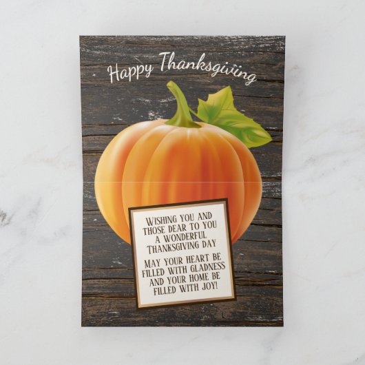 Aangepaste Kaart zonder winstoogmerk met cadeau vo (Binnen)