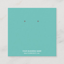 Aangepaste Kaarten voor juwelen die beeldschermen  Vierkante Visitekaartje