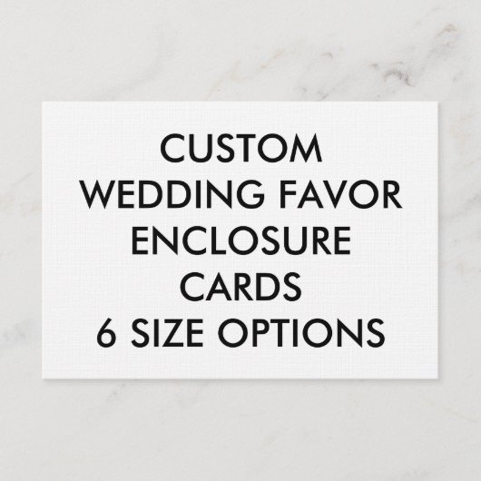 Aangepaste KAARTEN voor weduwschap - LINEN (Voorkant)