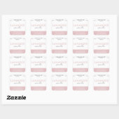 Aangepaste kaartenlabel ticker vierkante sticker (Vel)