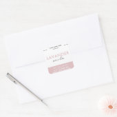 Aangepaste kaartenlabel ticker vierkante sticker (Envelop)