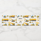 Aangepaste kabelconstructietransporten die als Dri Waterfles Etiket (Enkel label)