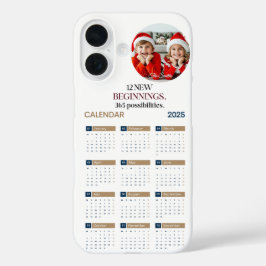 Aangepaste kalender 2025 iPhone 16 hoesje