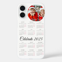 Aangepaste kalender 2025 iPhone 16 hoesje