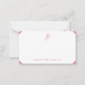 Aangepaste kalligrafie Monogram Elegant Sjabloon (Voorkant)