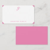 Aangepaste kalligrafie Monogram Elegant Sjabloon (Voorkant / Achterkant)