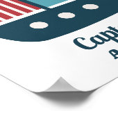 Aangepaste kamer voor zeilbootjongens poster (Hoek)