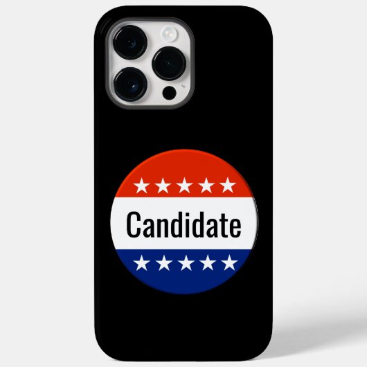 Aangepaste kandidaat-campagne 2024 Verkiezing Case-Mate iPhone Case (Achterkant)