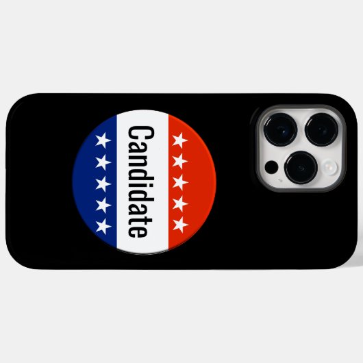 Aangepaste kandidaat-campagne 2024 Verkiezing Case-Mate iPhone Case (Achterkant (horizontaal))