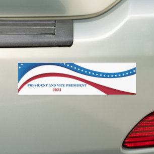 Aangepaste kandidaat voor President en Onderwijs 2 Bumpersticker